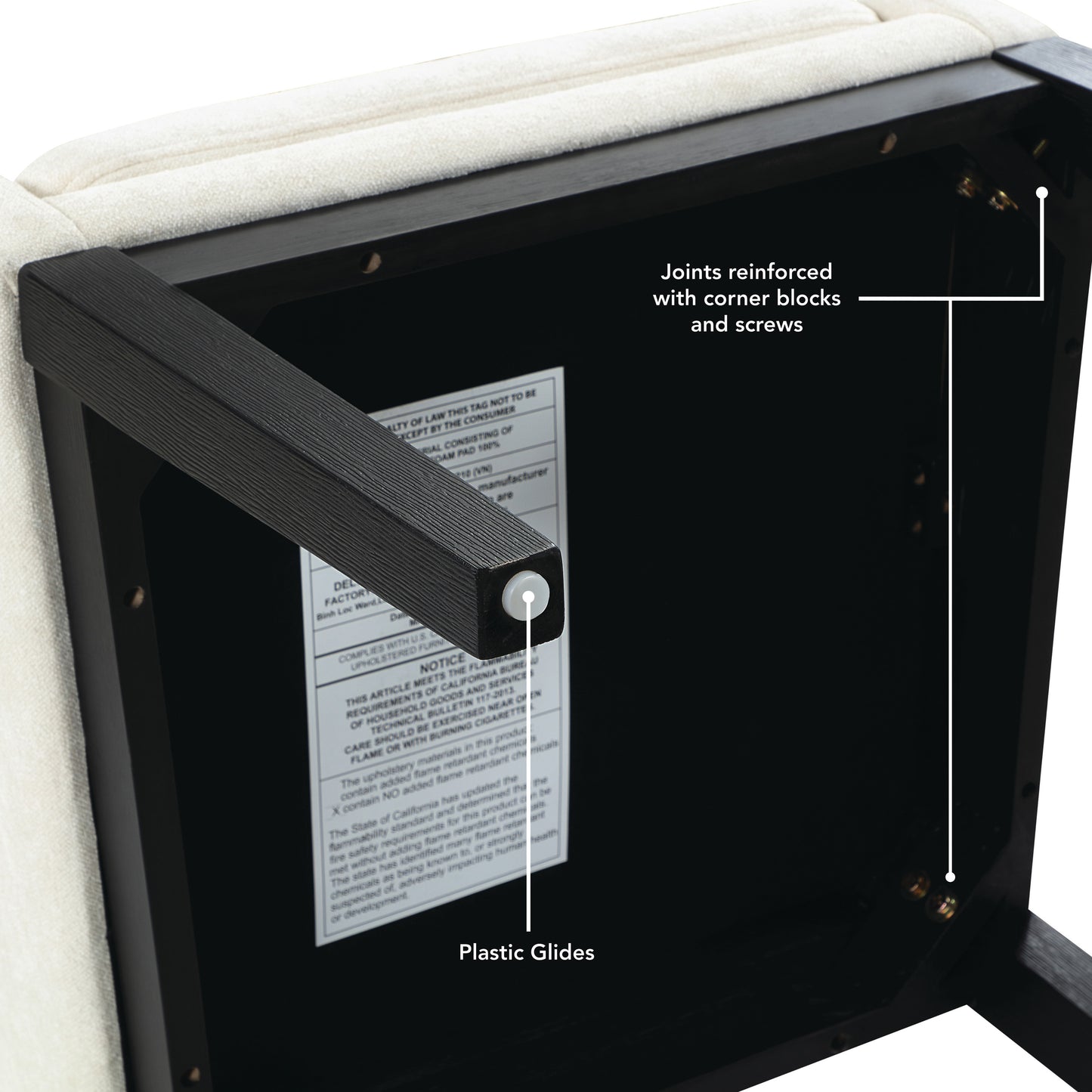 Set of 2 Aubrey Parsons Chairs, Black Finish