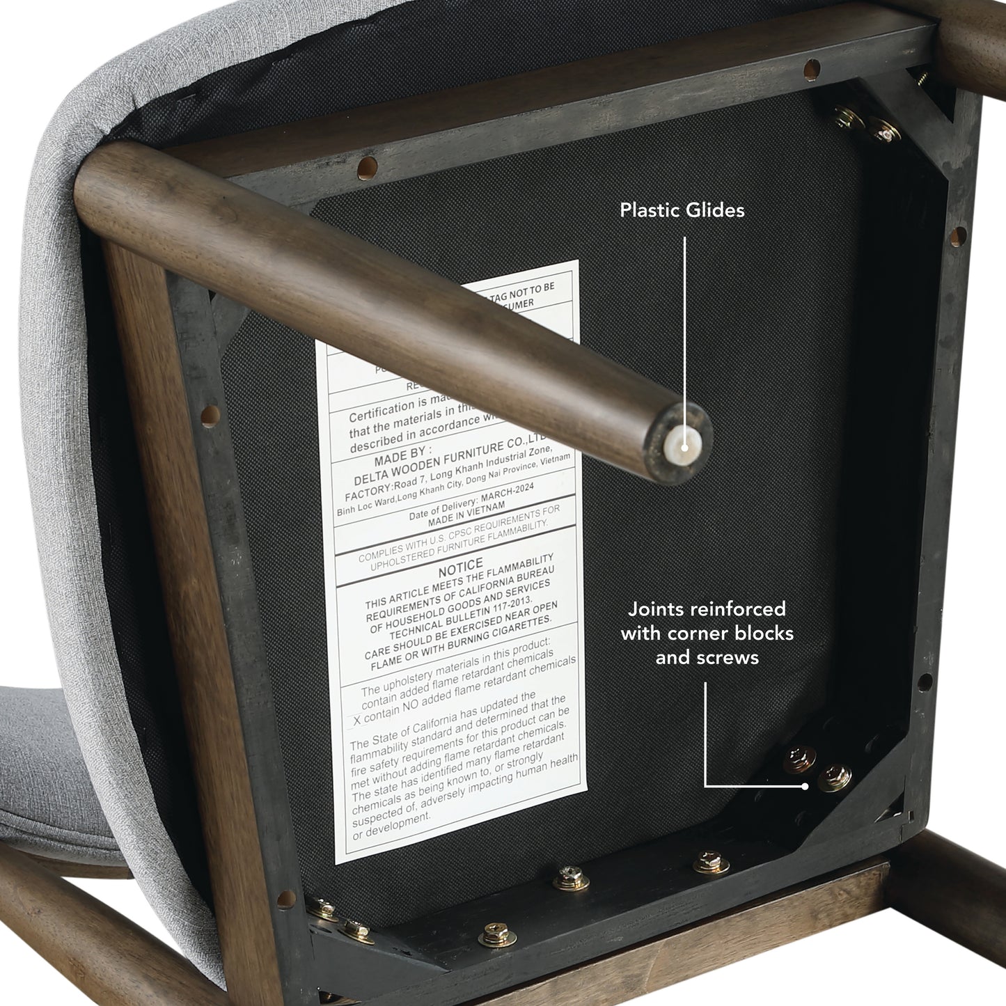 Set of 2 Burlington Upholstered Side Chairs