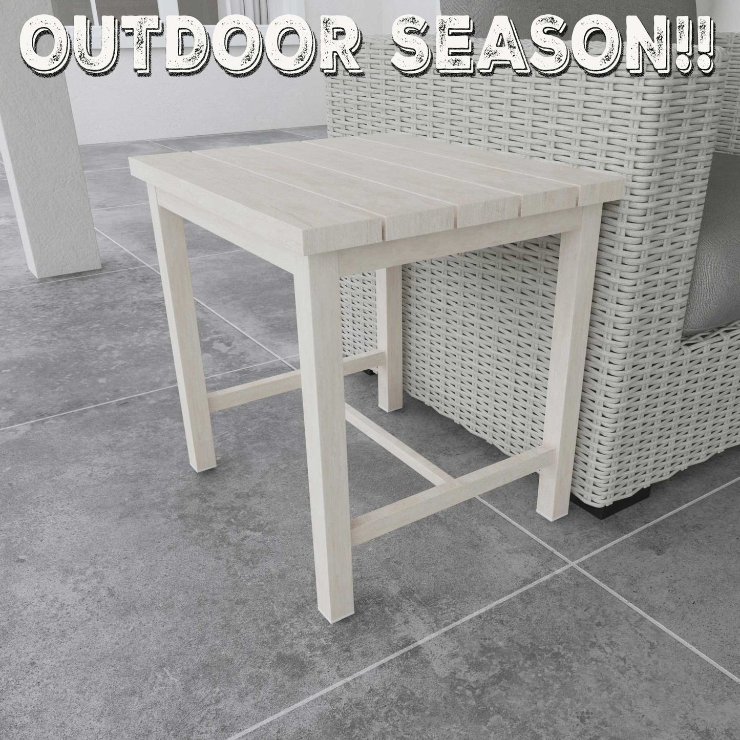 The Seabrook Coastal End Table