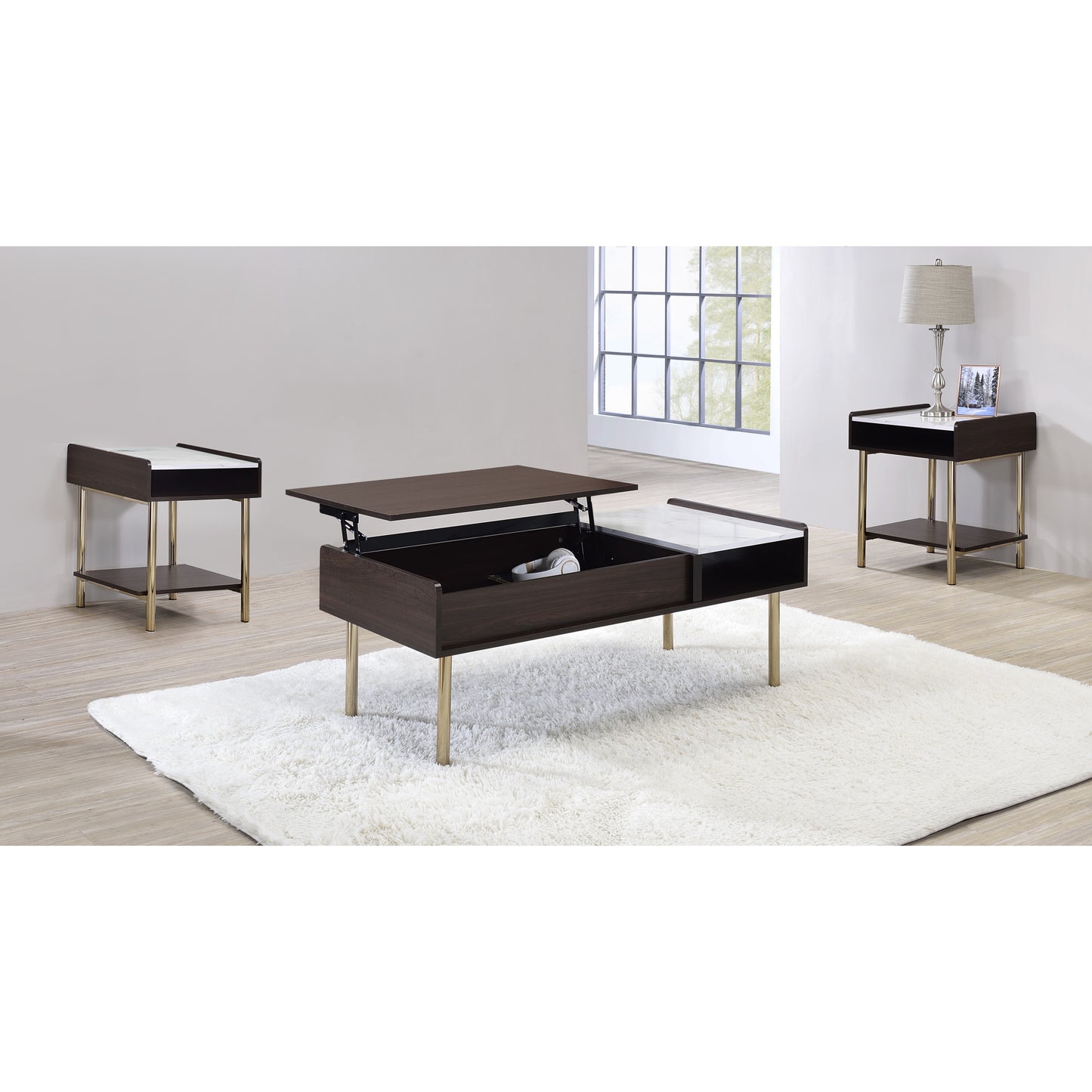 The MetroLift Dual-Top Coffee Table