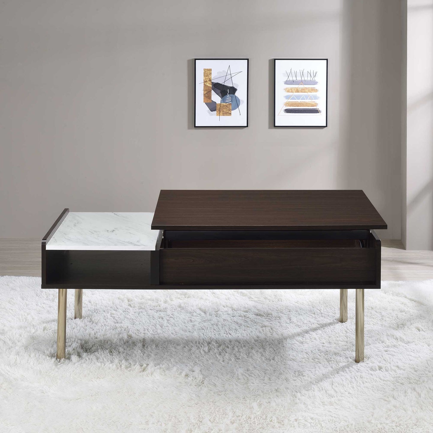 The MetroLift Dual-Top Coffee Table