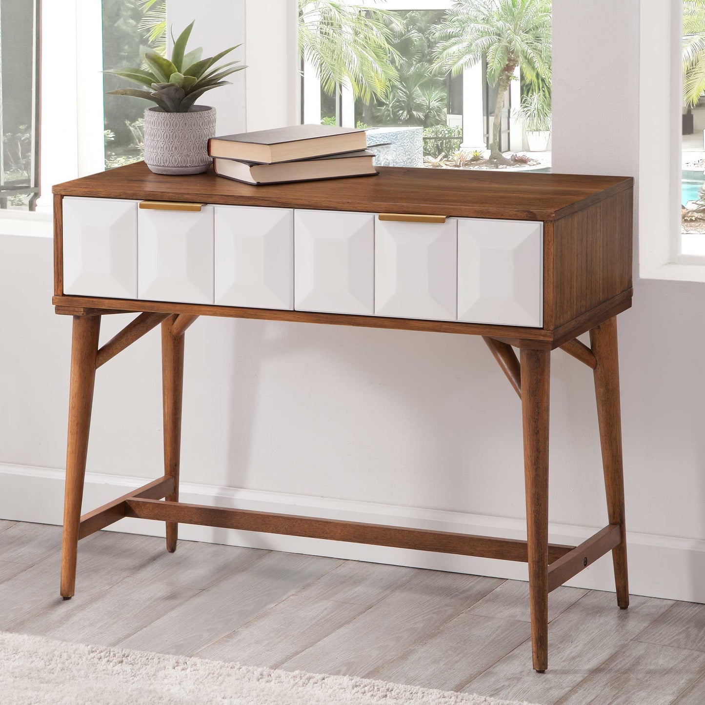 The Valencia Mid-Century Console Table