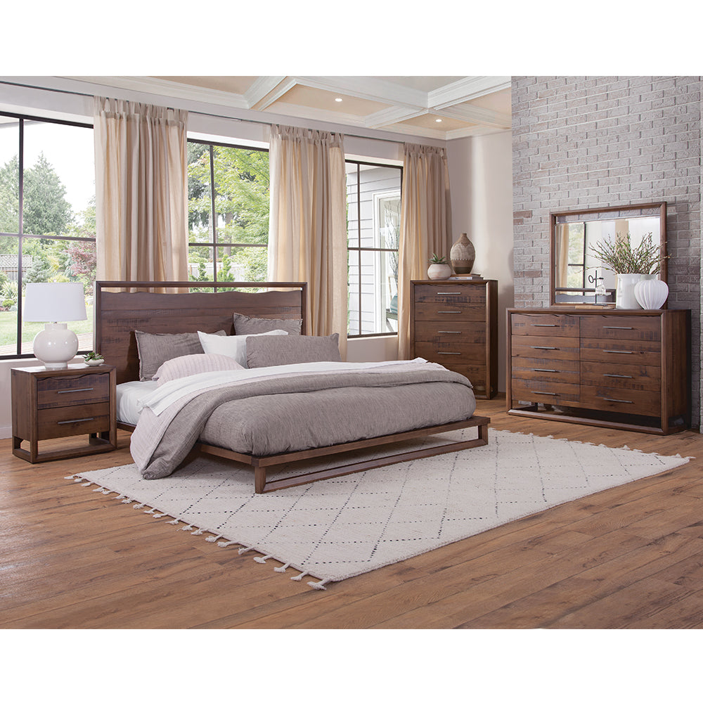 Rustic Wave Nightstand