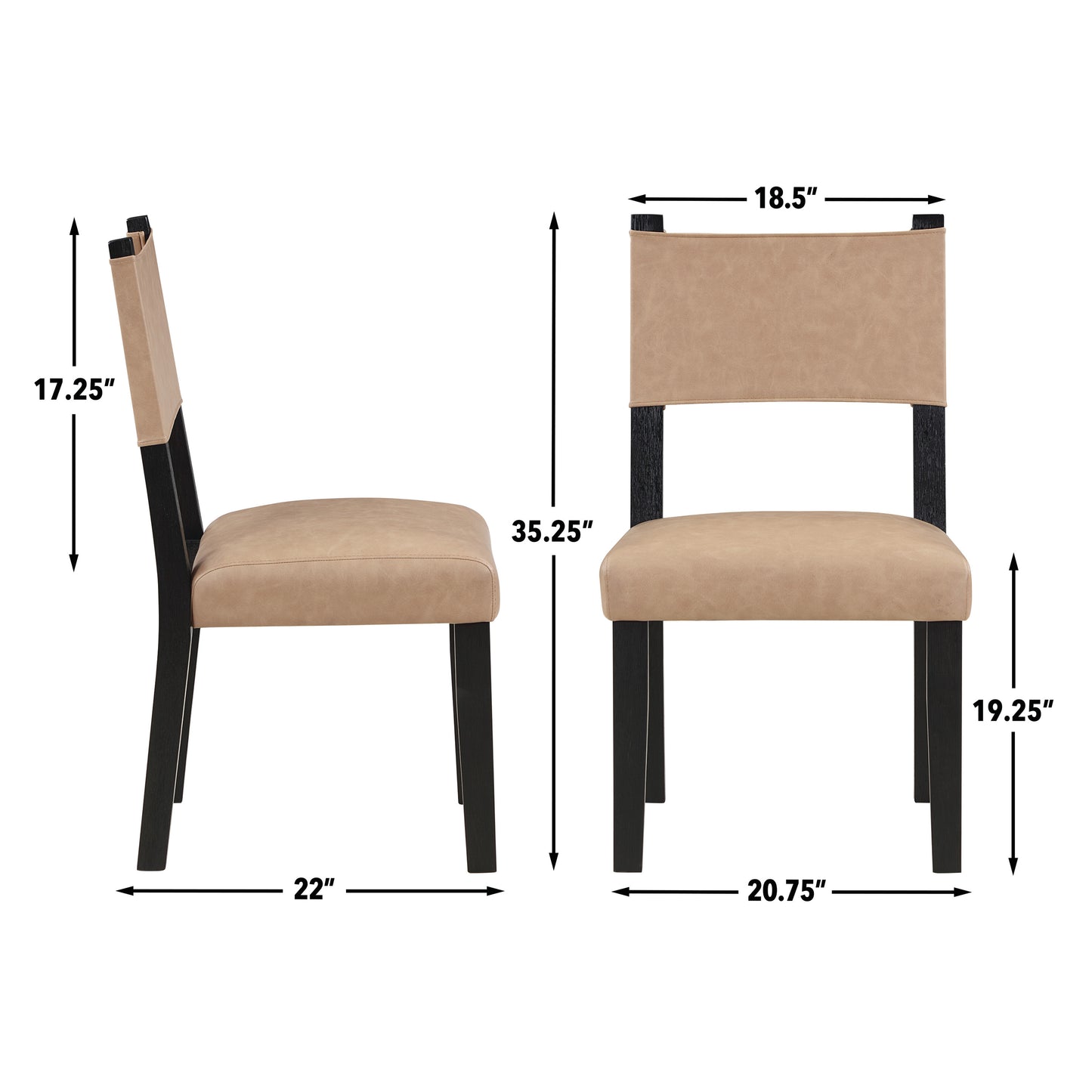 Set of 2 Aubrey Side Chairs