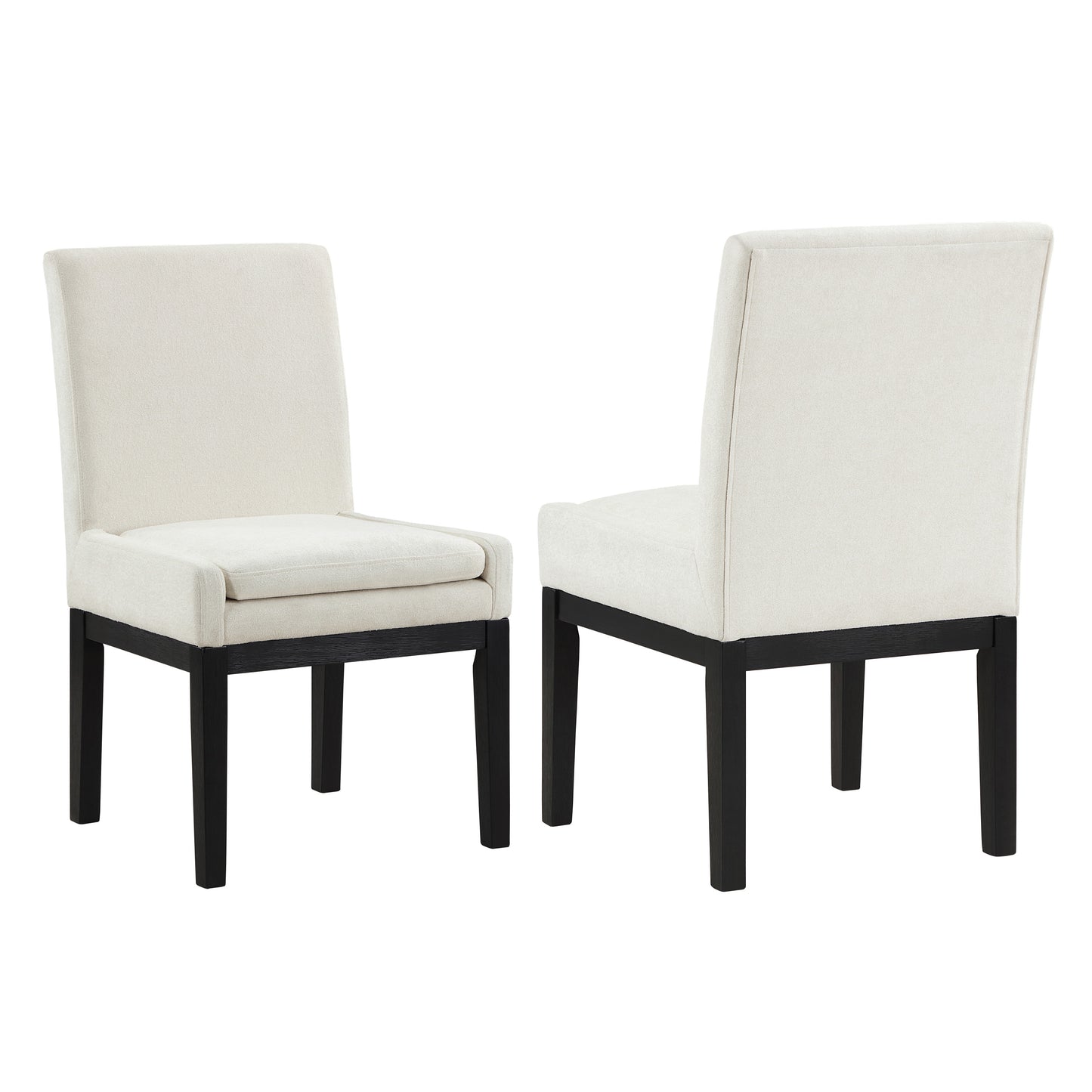 Set of 2 Aubrey Parsons Chairs, Black Finish