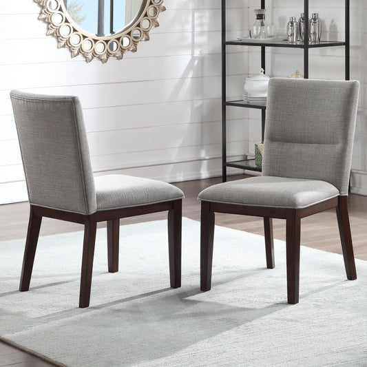 Set of 2 Amalie Side Chairs - Camel Linen