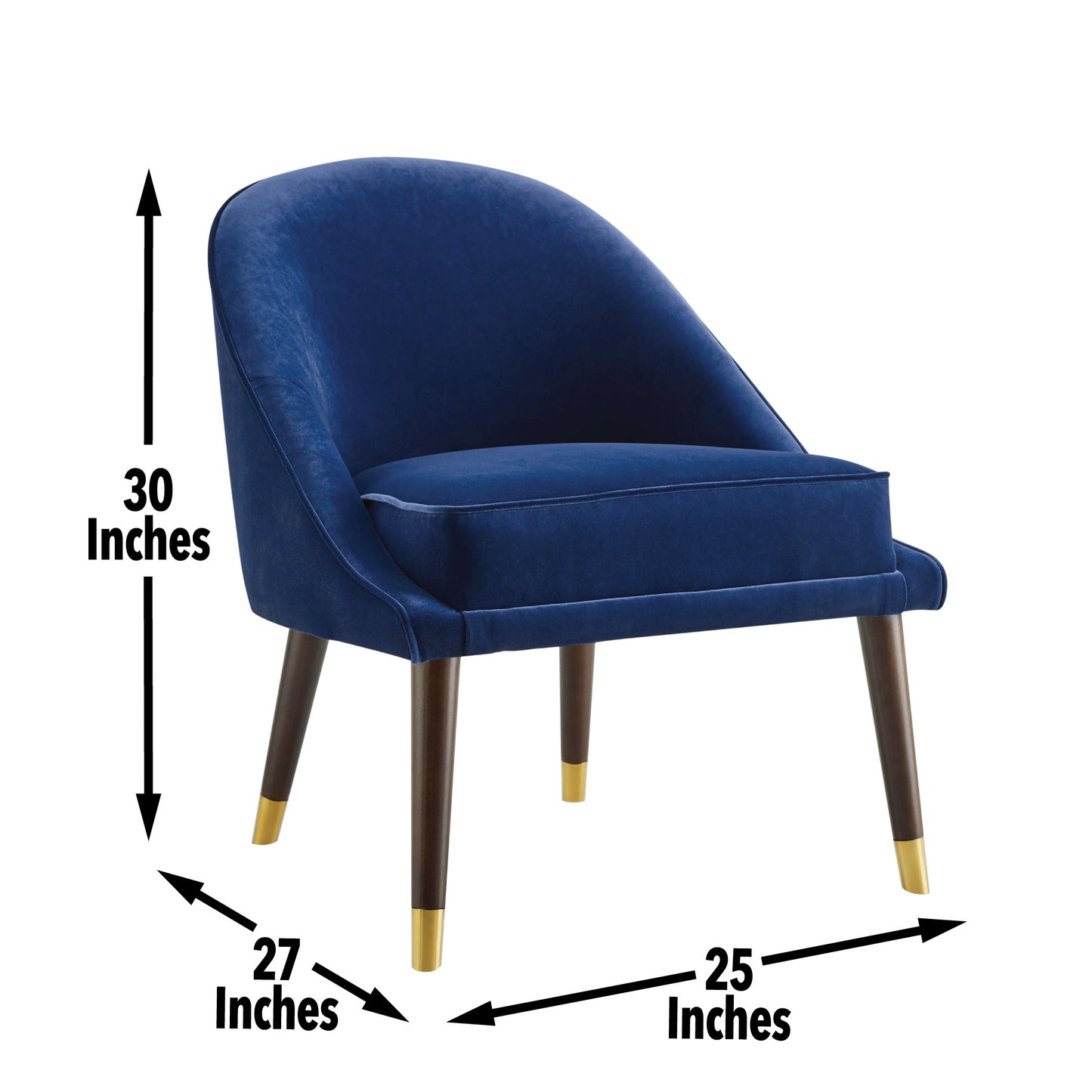 LuxeNest Velvet Accent Chair