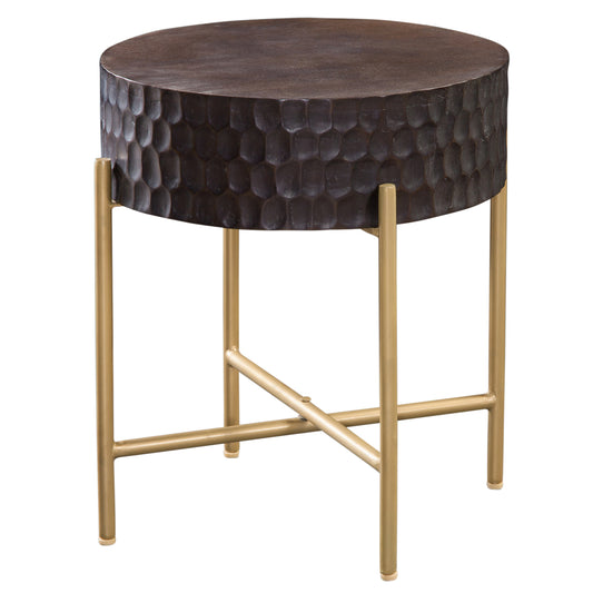 Bobbi 18″ Round Solid Wood End Table