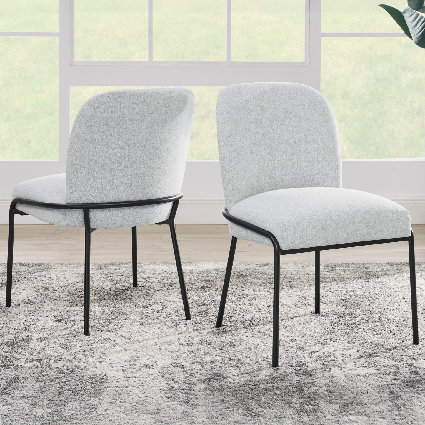 Set of 2 Conrad Upholstered Side Chairs