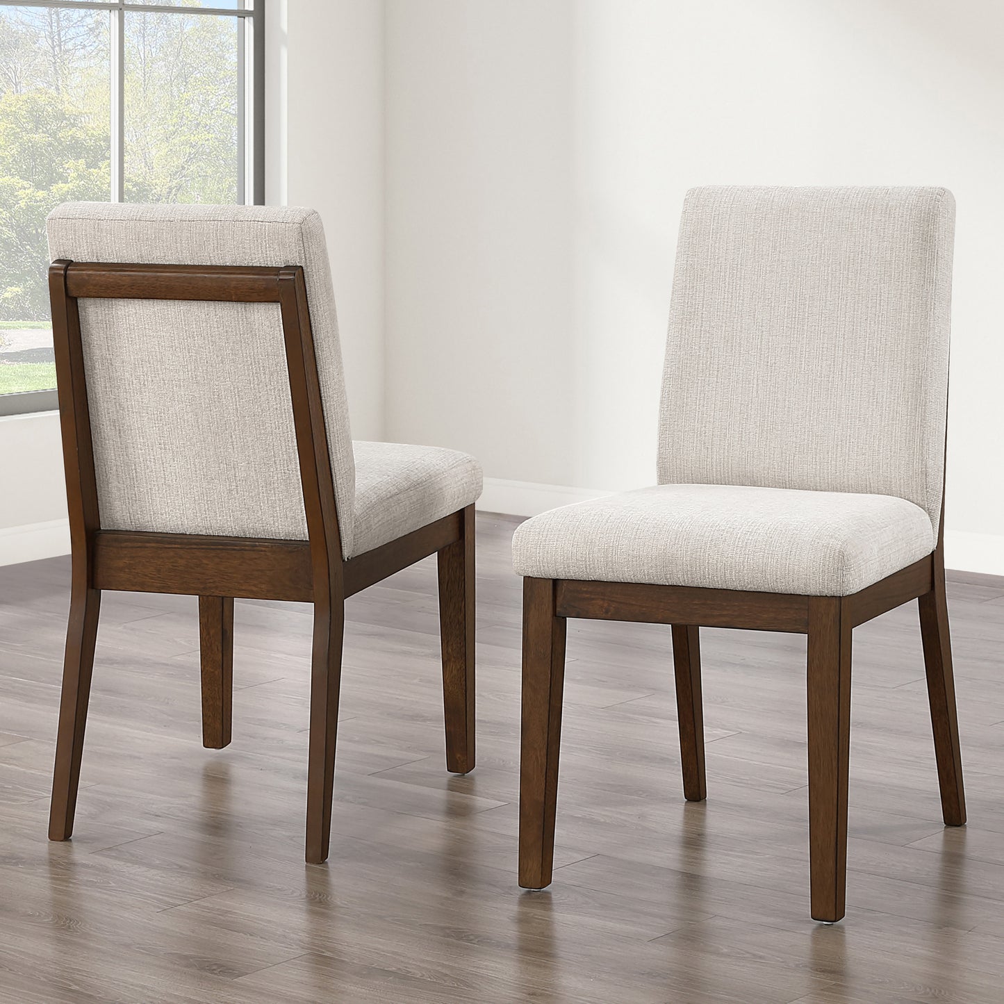 Set of 2 Canton Cushioned Seat Side Chairs