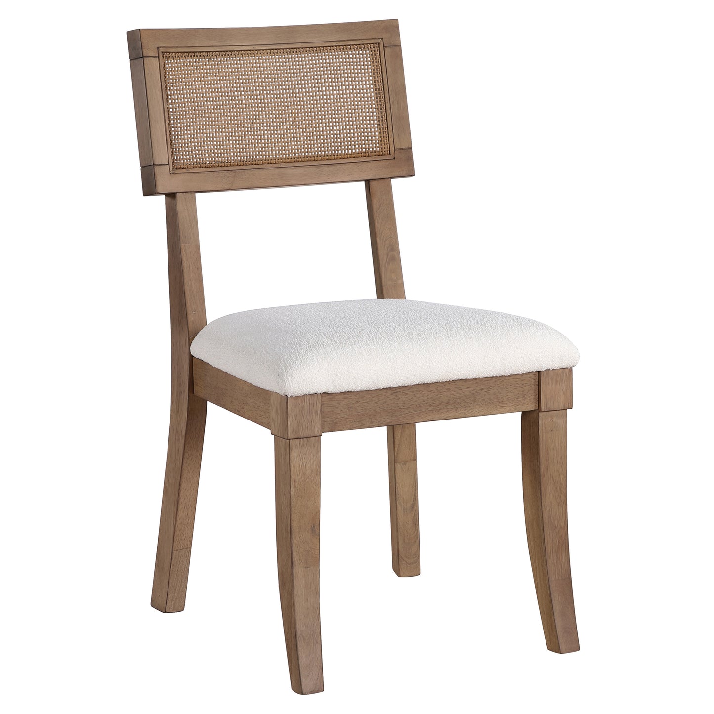 Set of 2 Colvin Cane Side Chairs, Brown