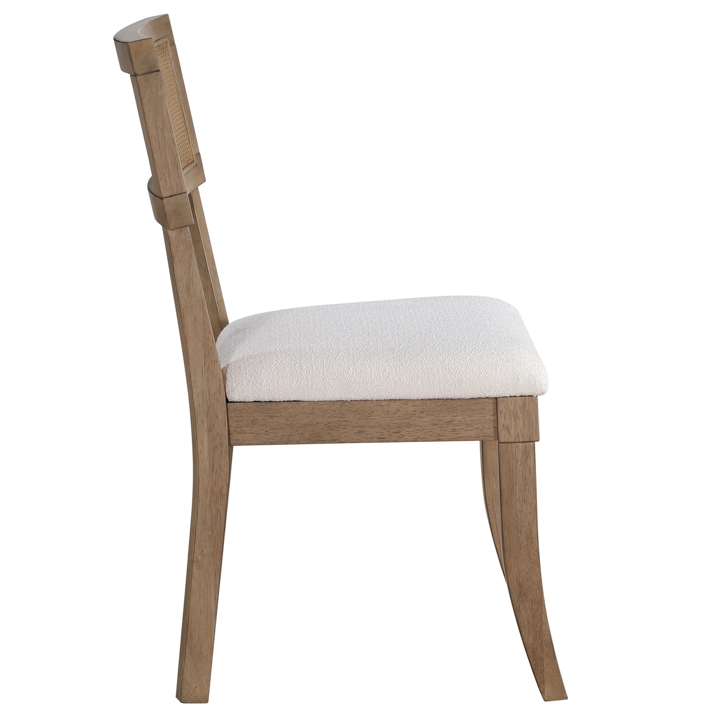 Set of 2 Colvin Cane Side Chairs, Brown