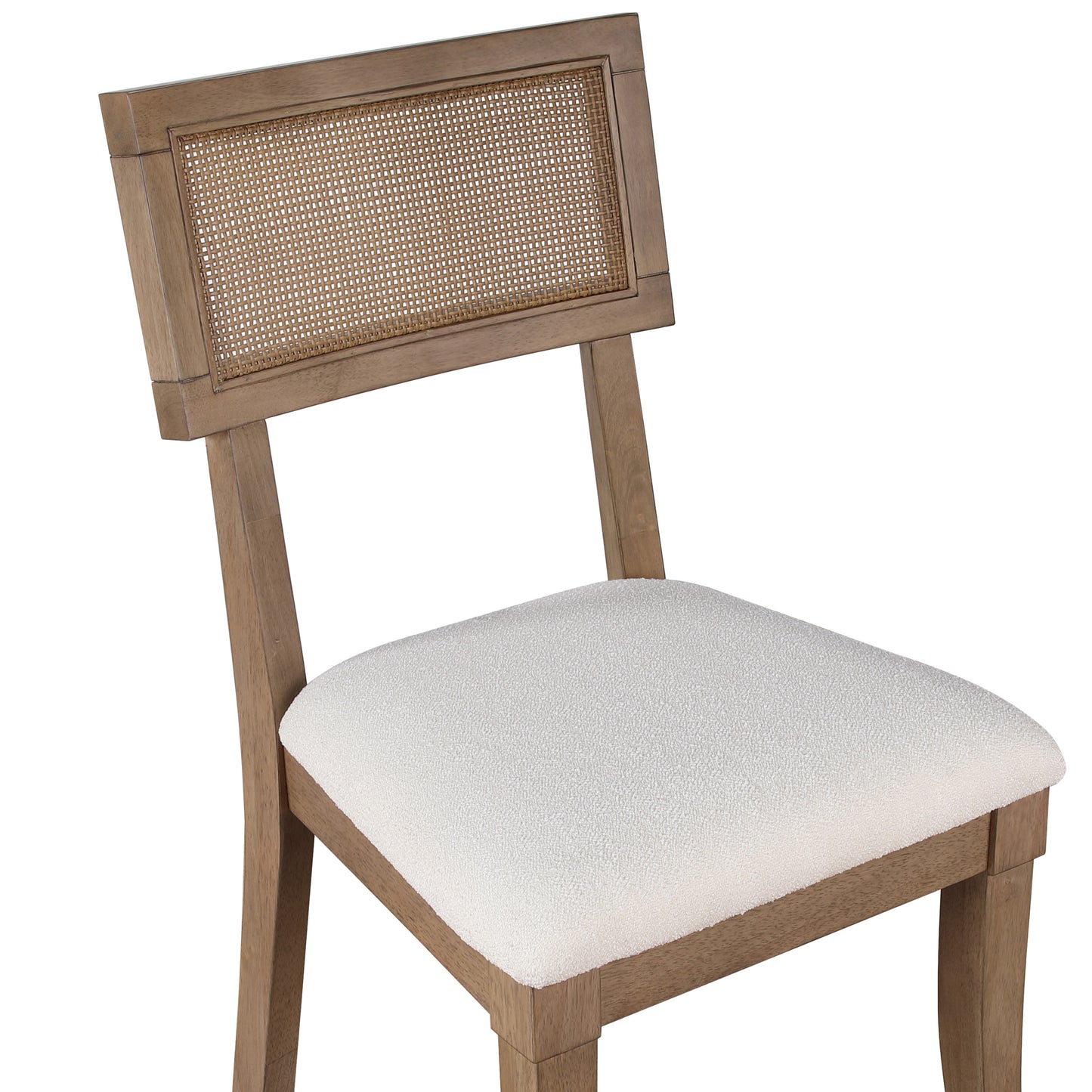 Set of 2 Colvin Cane Side Chairs, Brown