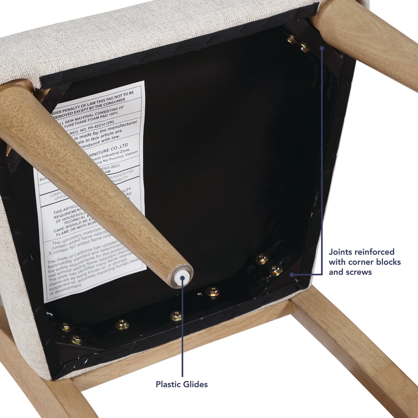 Set of 2 Colvin Brown Side Chairs