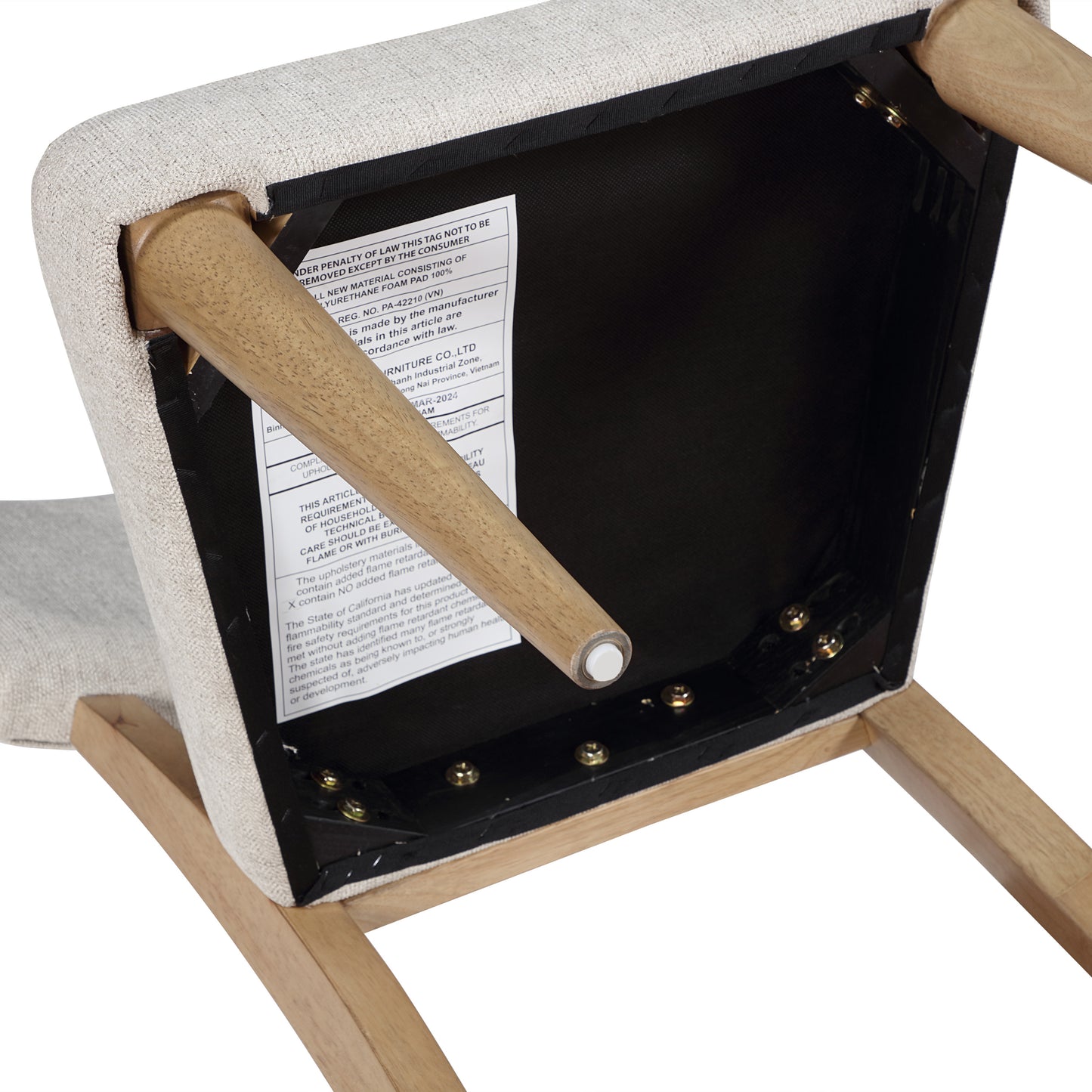 Set of 2 Colvin Brown Side Chairs