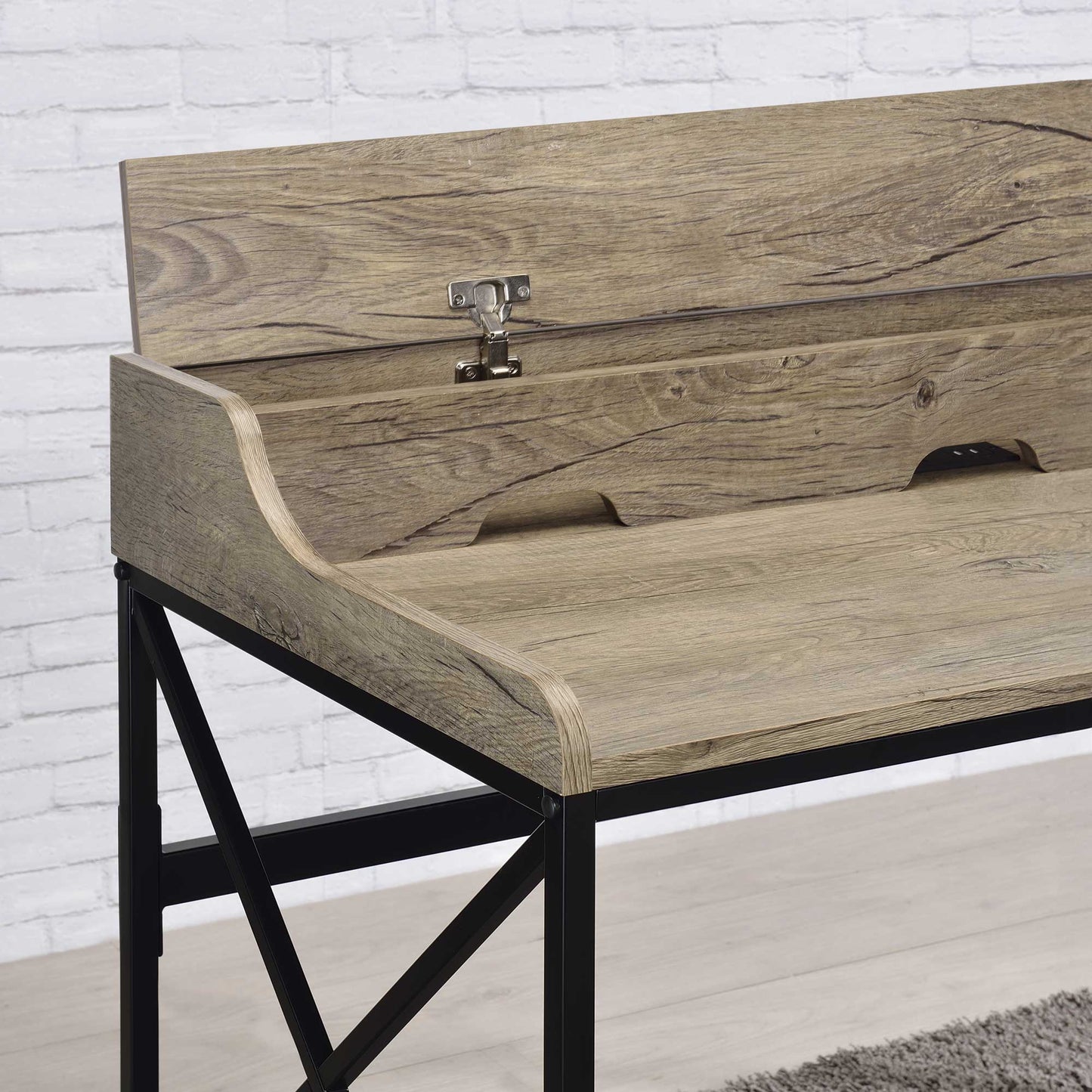 The Ironwood Industrial Writing Desk