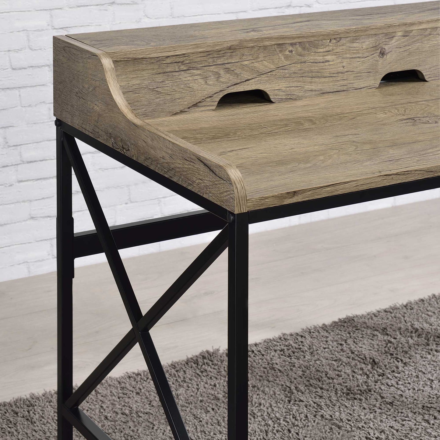 The Ironwood Industrial Writing Desk