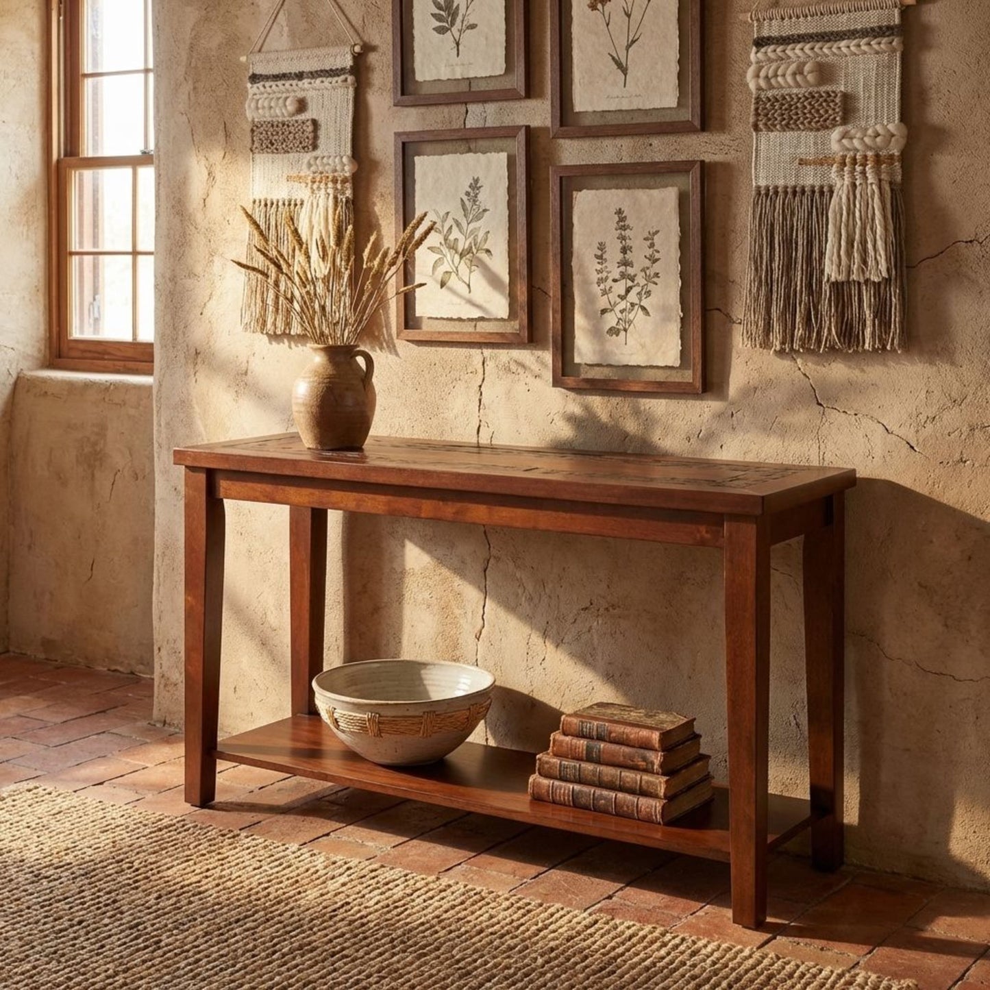 Davenport Slate Sofa Table