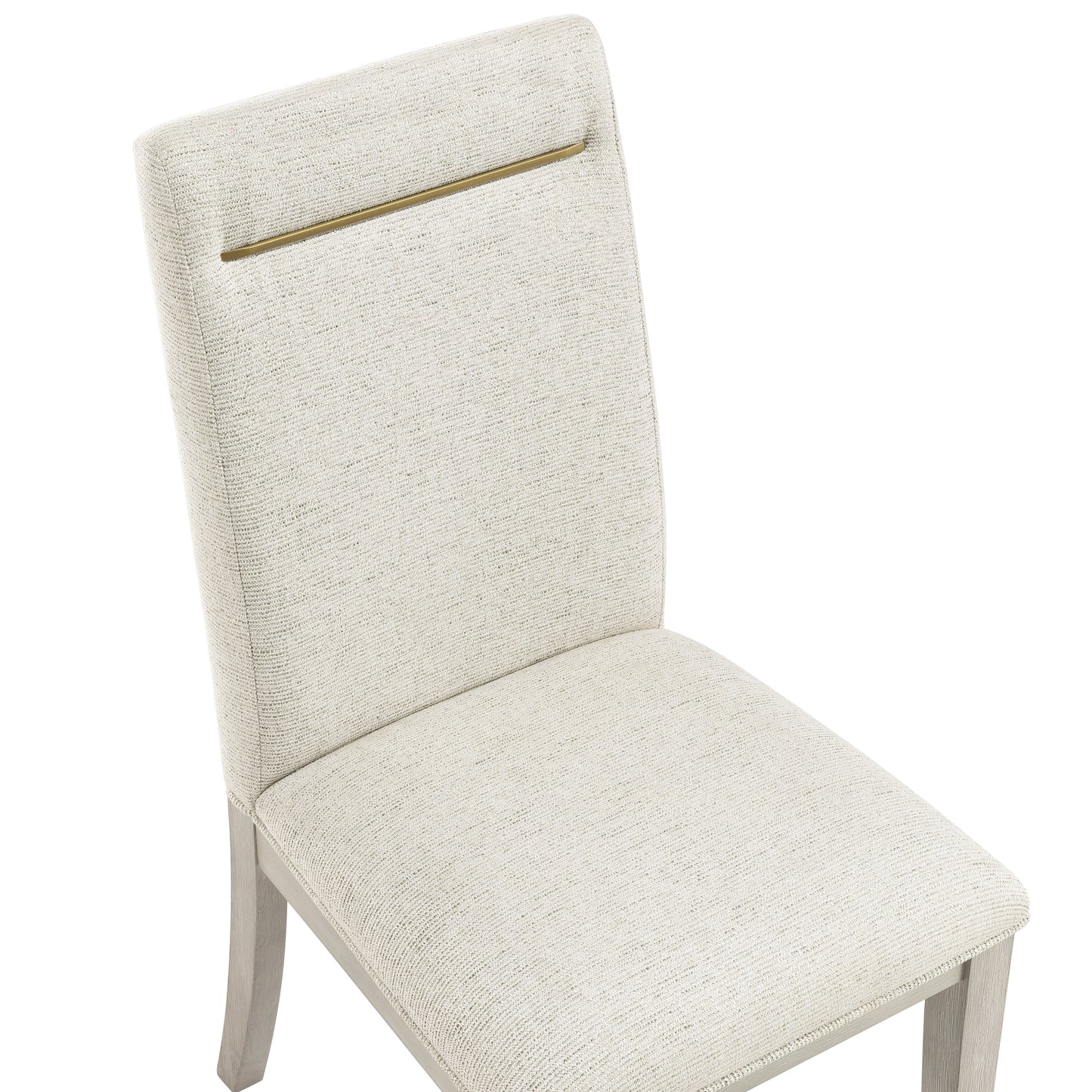 Set of 2 Garland Side Chairs, Greige Finish