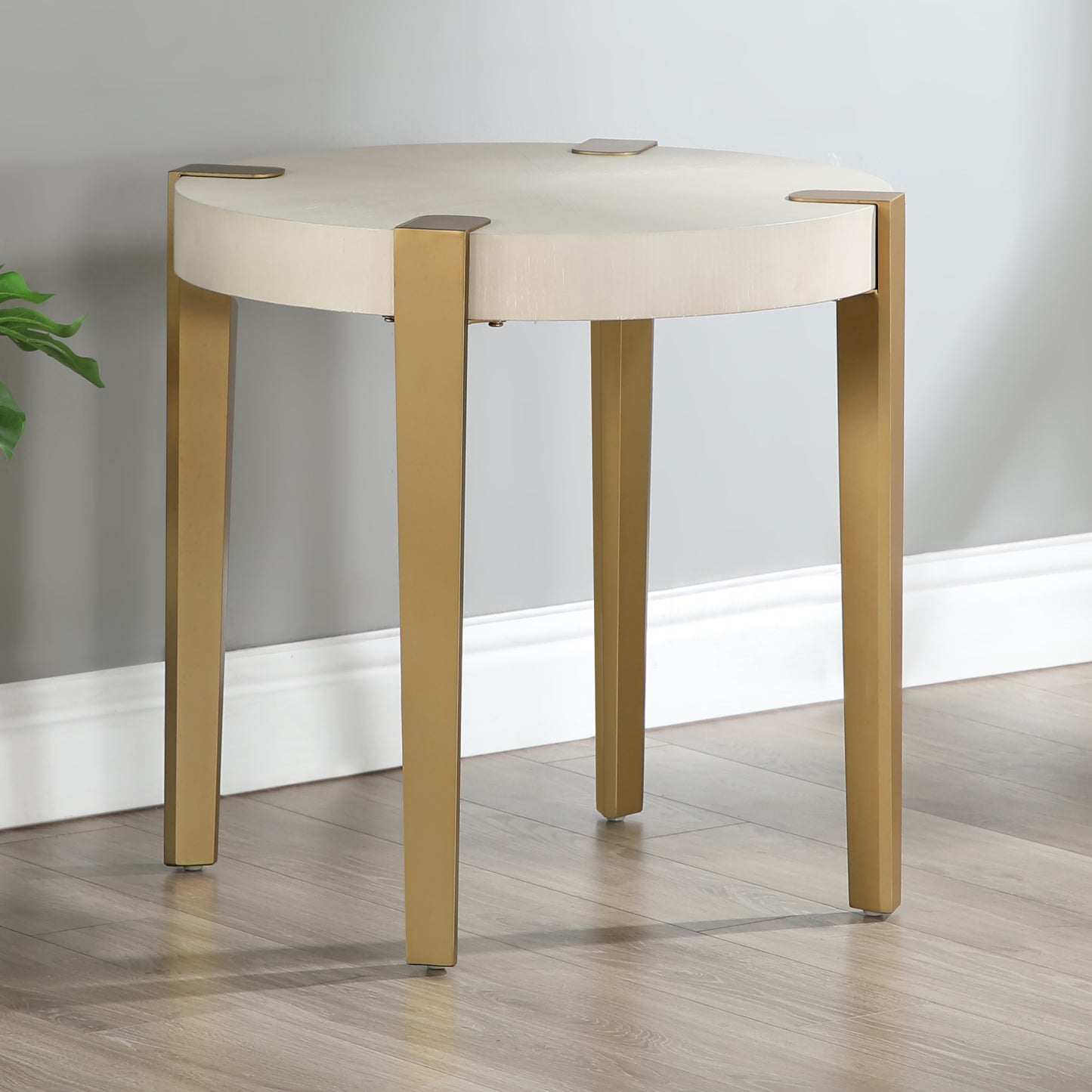 Gracie End Table, White