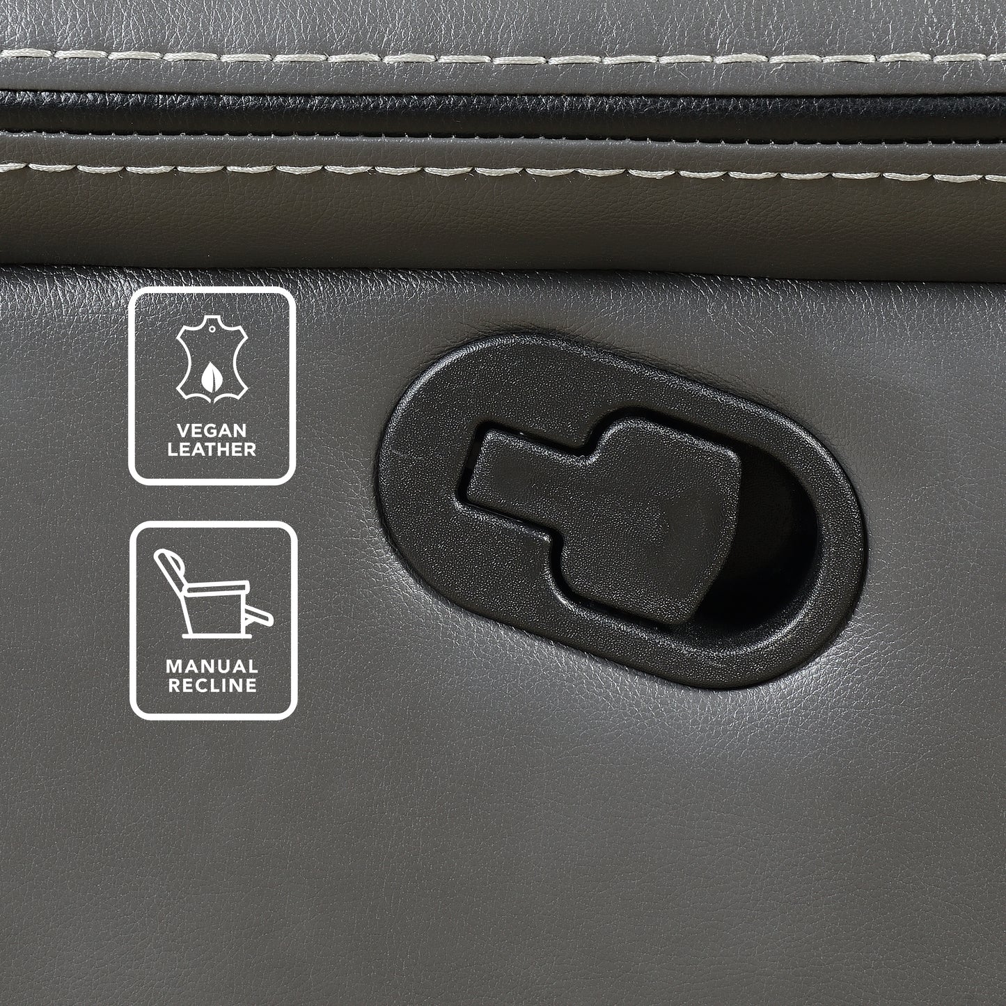 Isabella Recliner Chair Grey