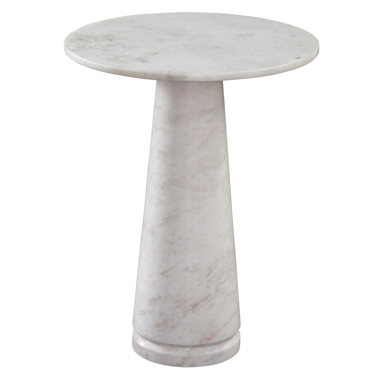 Joni 18″ Round Fantasy Solid Marble Accent End Table