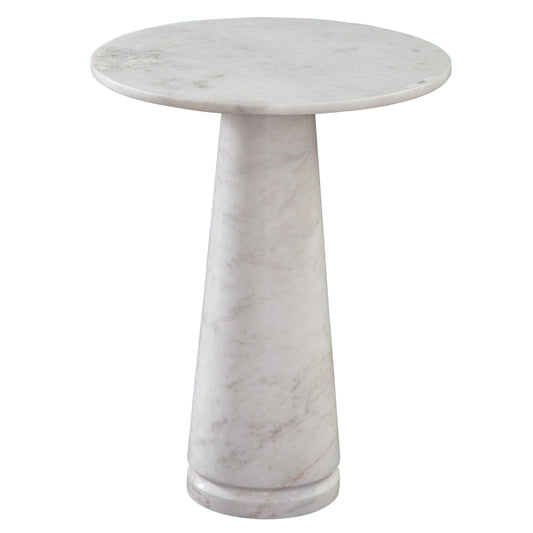 Joni 18″ Round Fantasy Solid Marble Accent End Table