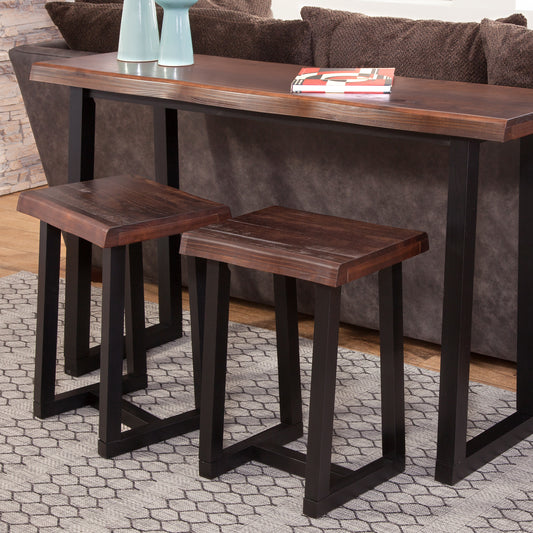 Jennings Live Edge 3pc Counter Set
