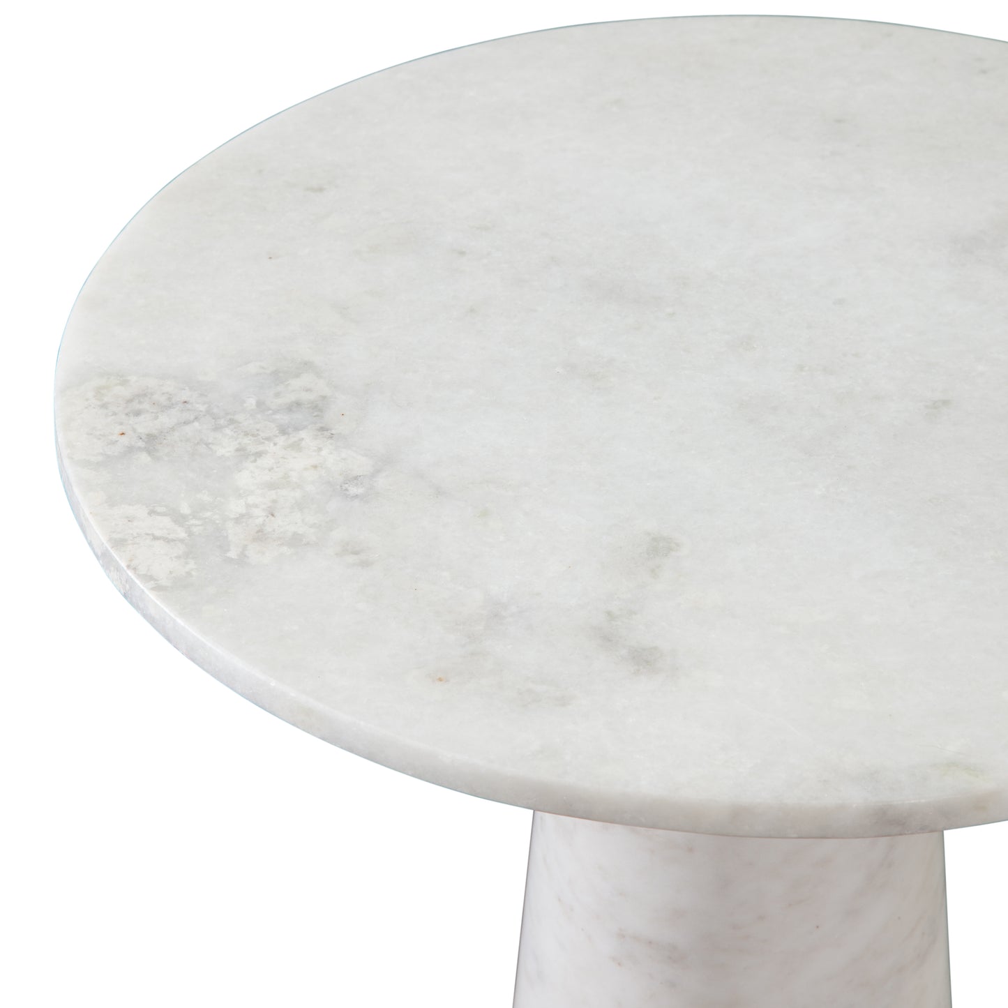 Joni 18″ Round Fantasy Solid Marble Accent End Table