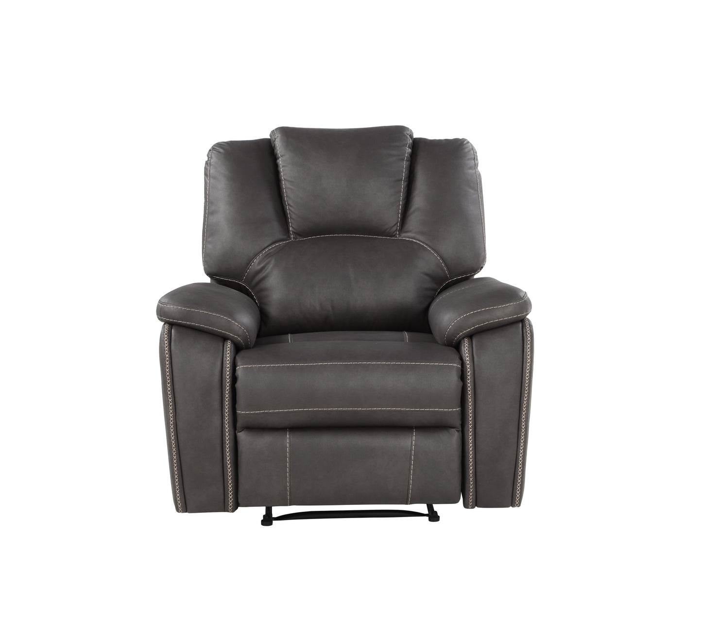 Katrine Charcoal Manual Recliner