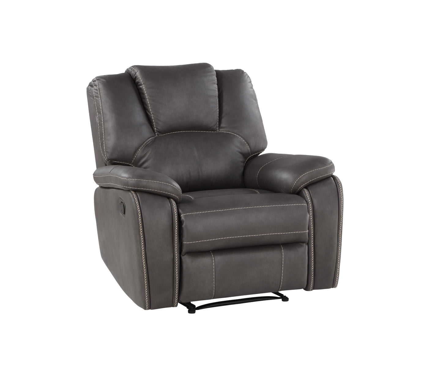 Katrine Charcoal Manual Recliner
