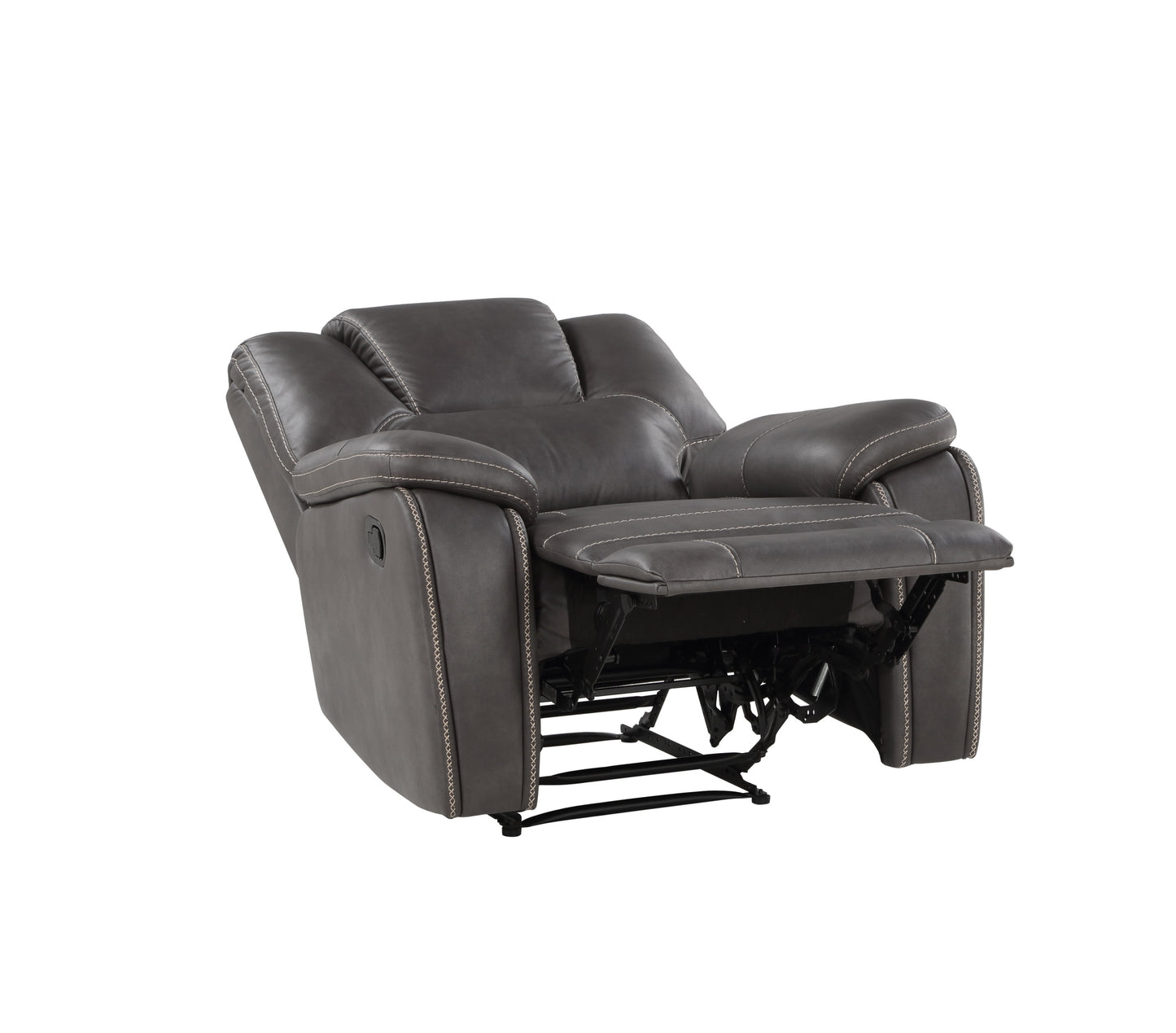 Katrine Charcoal Manual Recliner