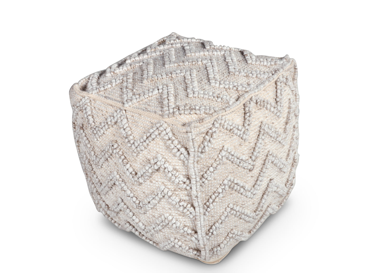 Kenzari Square Zigzag Handwoven