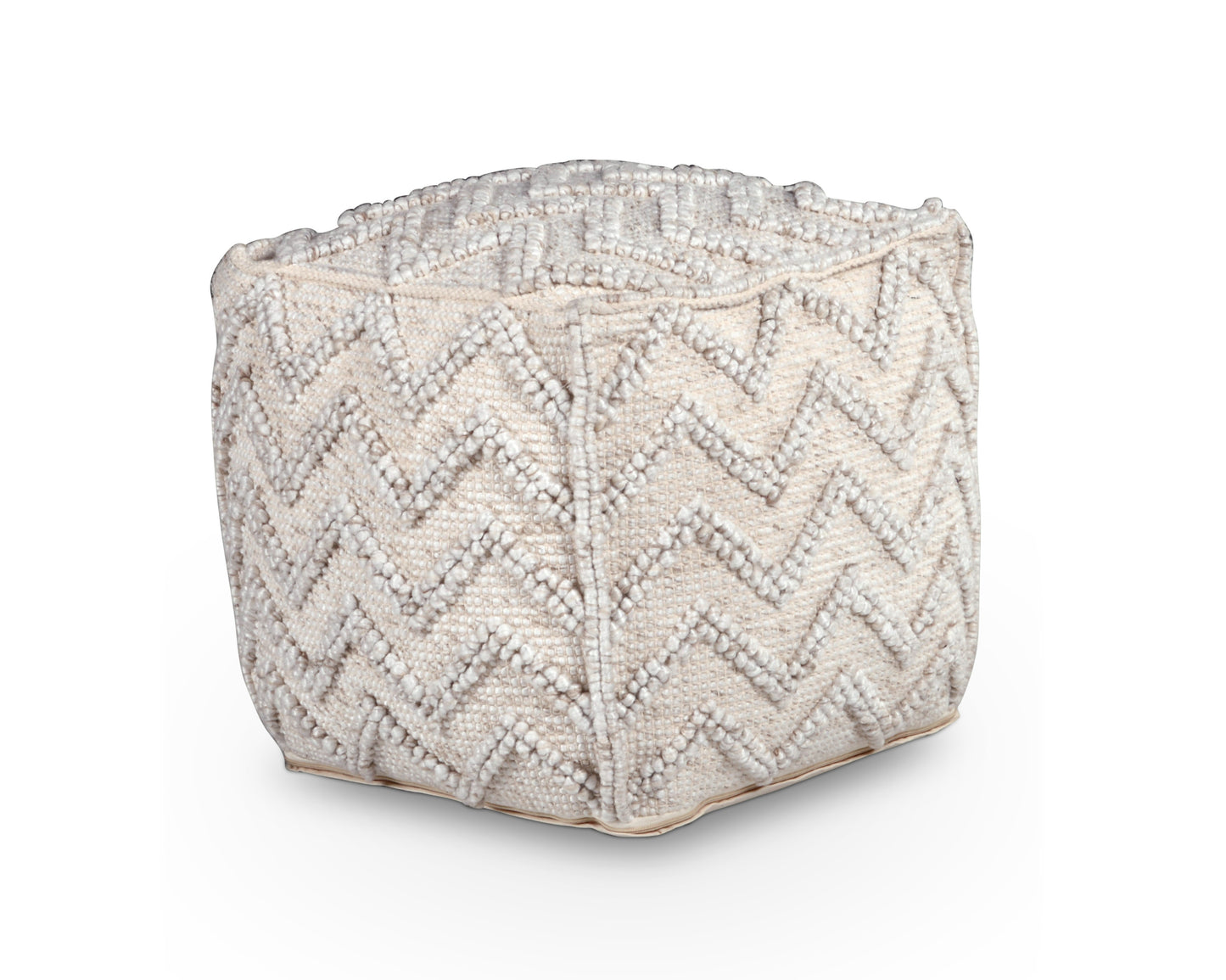 Kenzari Square Zigzag Handwoven