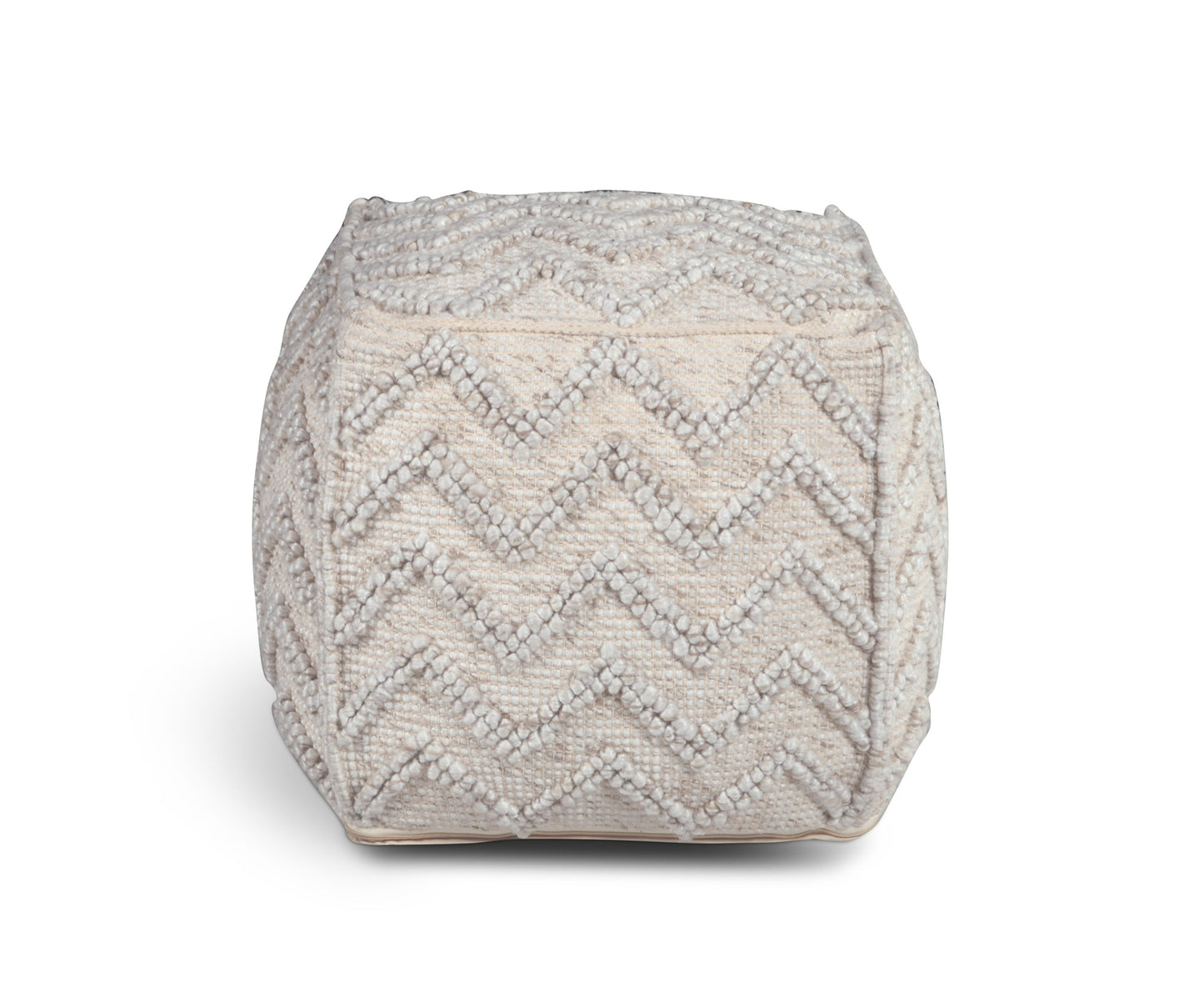 Kenzari Square Zigzag Handwoven