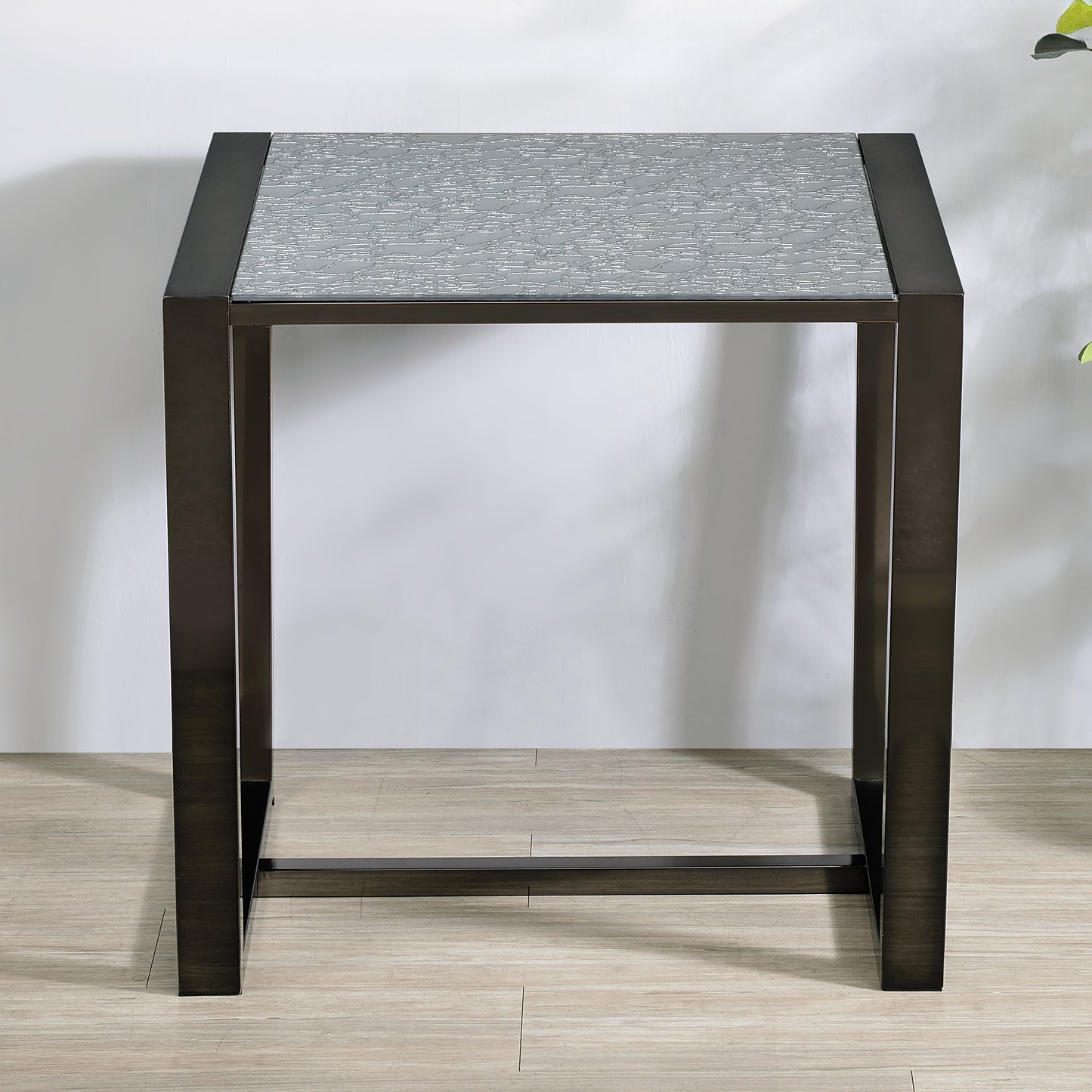 Mazie End Table w/Pattern Mirror