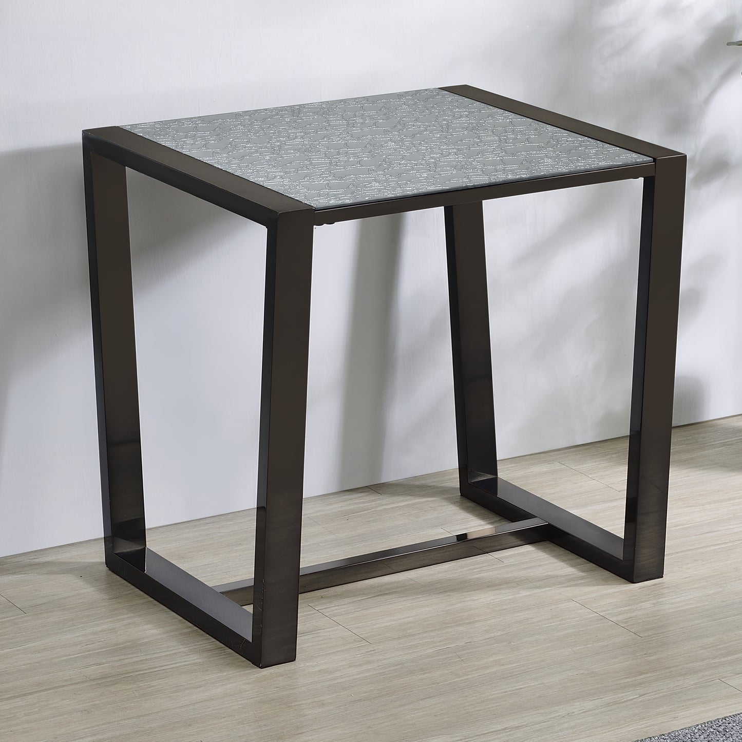 Mazie End Table w/Pattern Mirror