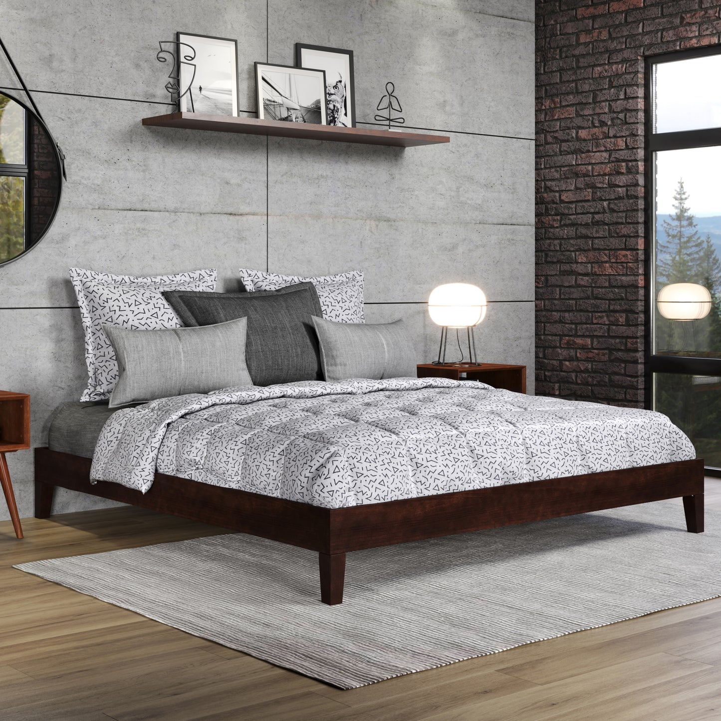 Nix King Platform Bed Frame