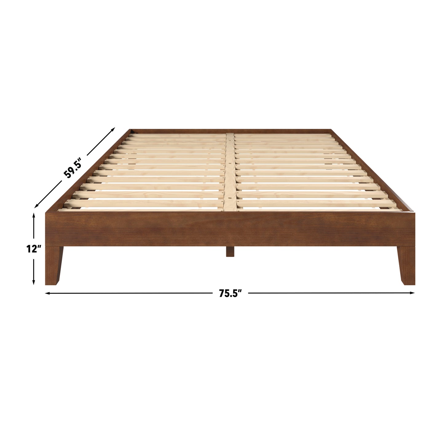 Nix Queen Platform Bed Natural