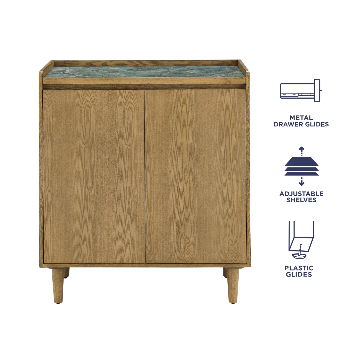 Novato Sintered Stone Top Bar Cabinet