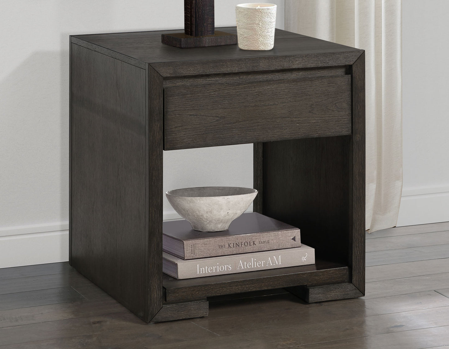Modern Oak Nightstand
