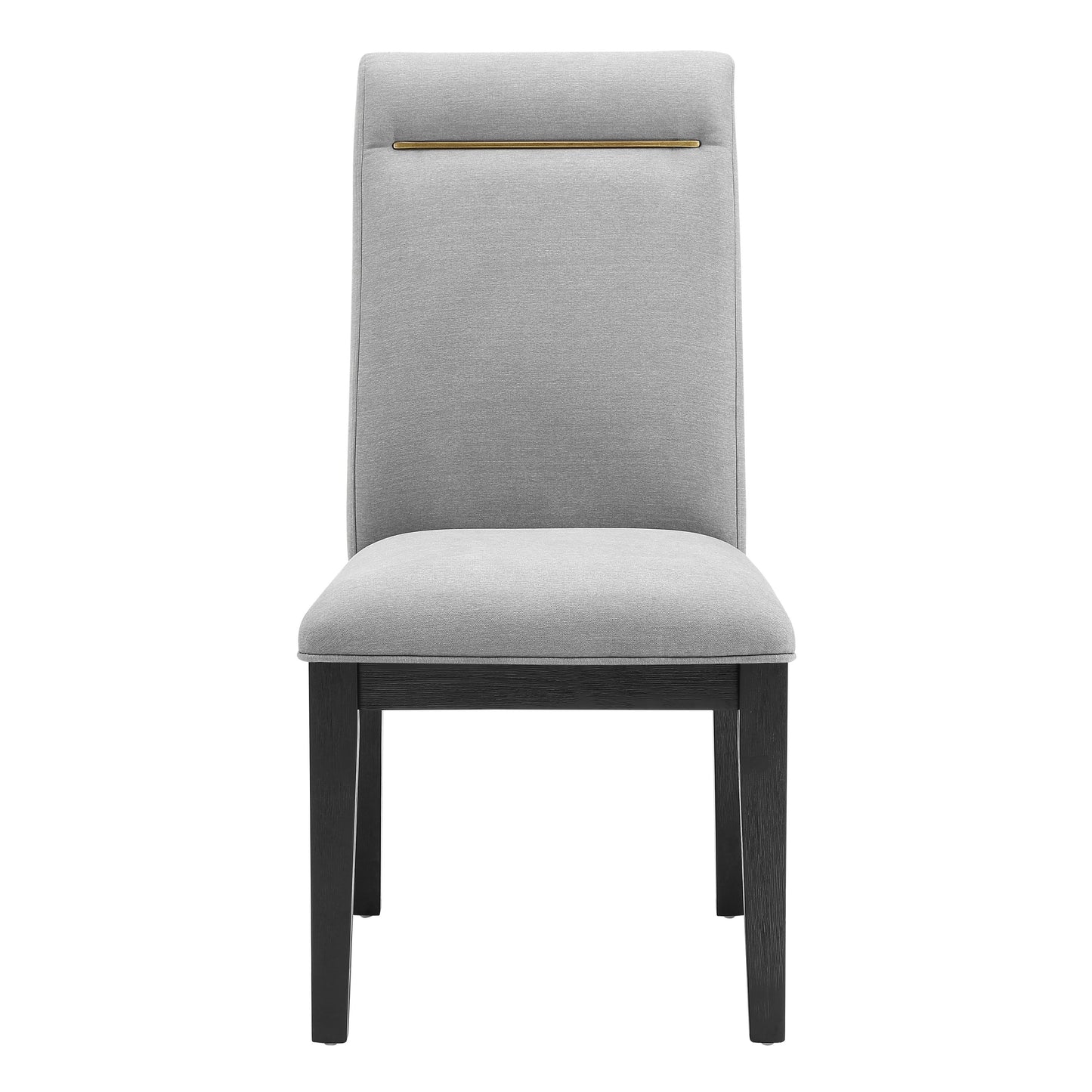 Set of 2 Yves Performance Side Chairs, Grey