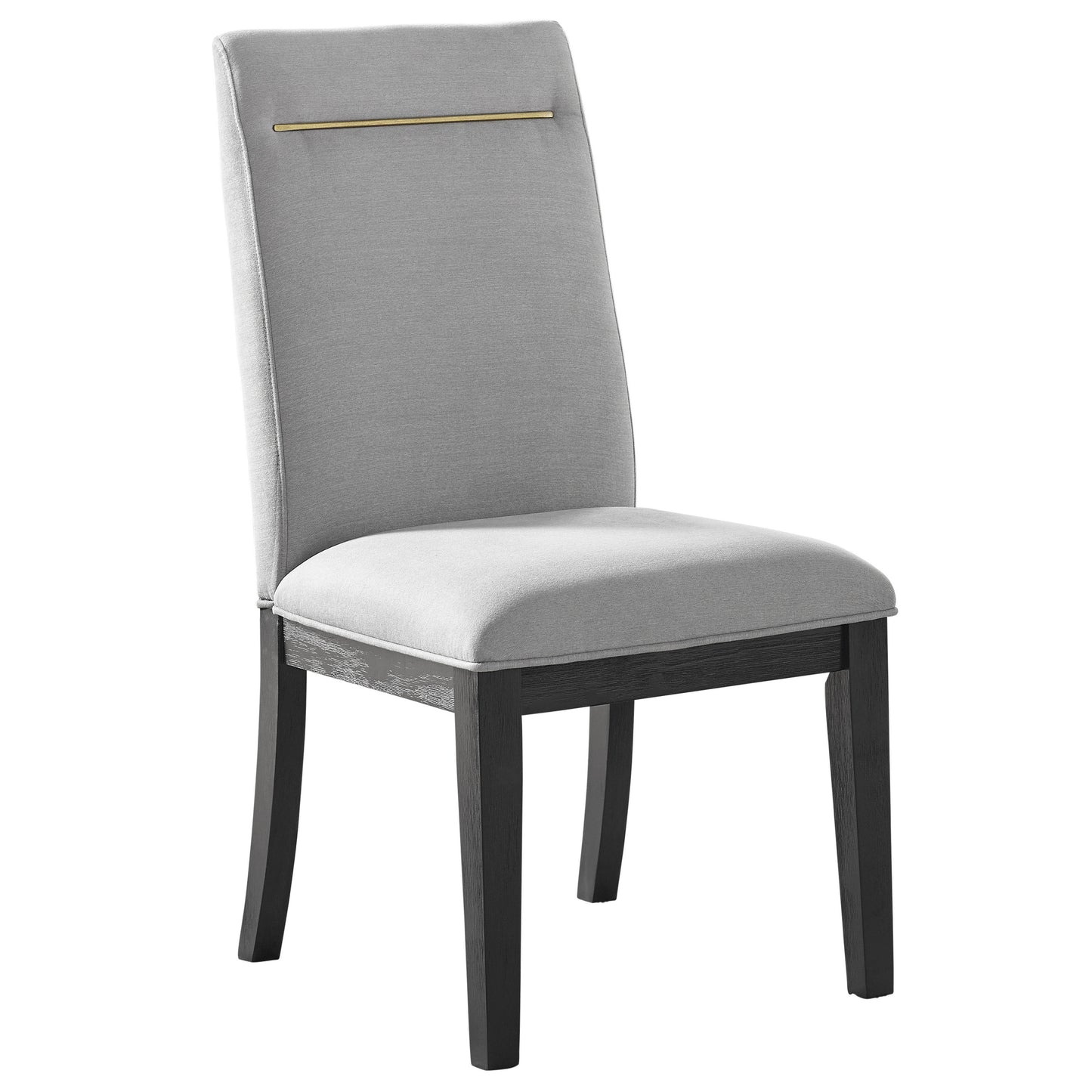 Set of 2 Yves Performance Side Chairs, Grey